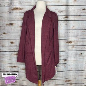 LuLaRoe Burgundy Gwen Blazer
